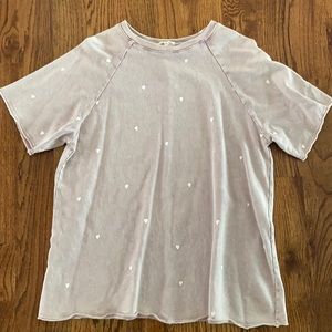 Easel oversized canvas tee